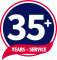 Kings Three logo with over 30 years of service